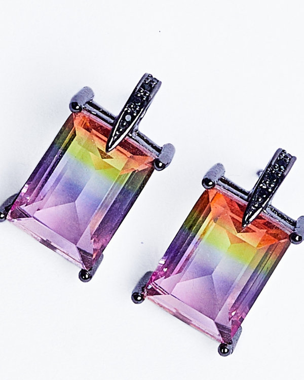 savvie er887 rainbow multicoloured earrings savvie boutique jewelry lagos ikoyi