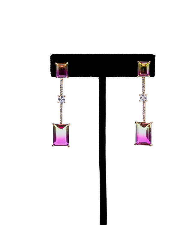 savvie er889 rainbow multicoloured drop earrings savvie womens boutique jewelry lagos ikoyi