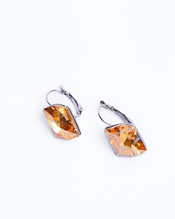 savvie er928 silver clip earrings amber savvie boutique jewelry lagos ikoyi nigeria