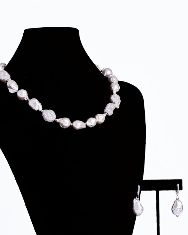 savvie ps291 one layer pearls set savvie boutique jewelry lagos ikoyi nigeria