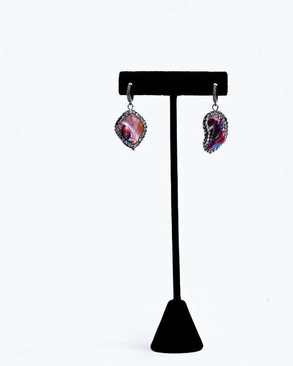 savvie ps370 pink nut earring savvie boutique jewelry womens boutique lagos ikoyi