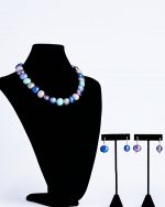savvie ps374 multicolour cadbury chocolate pearls neckpiece set savvie boutique jewelry lagos ikoyi