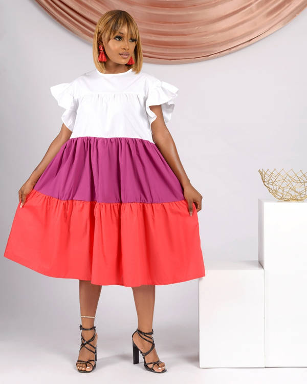 3 colored free dress savvie womens lifestyle boutique ikoyi